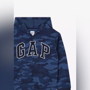 GAP Kids Navy Camouflage Hoodie